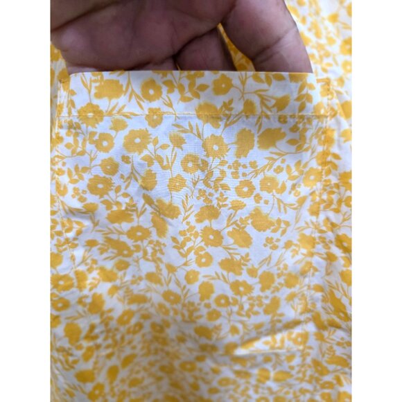 Style & Co Women's Plus Size Yellow Floral Long Sleeve Button Down Shirt Size XX - Picture 4 of 9